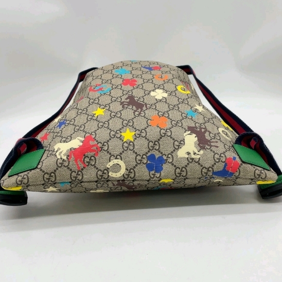 NWOT Gucci GG Supreme SherryLine Children's PVC Backpack - Picture 4 of 15